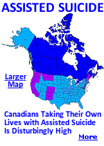 More Canadians are taking advantage of the nation's expanding assisted suicide system, with more than 5 percent of deaths occurring from the practice. The Canadian government issued a report that said more than 22,500 people requested assisted suicide in 2024. Of those requests, about 16,500 went through with assisted suicide. About 4,000 ultimately died of another cause in 2024, while 700 withdrew their assisted suicide request that year.
